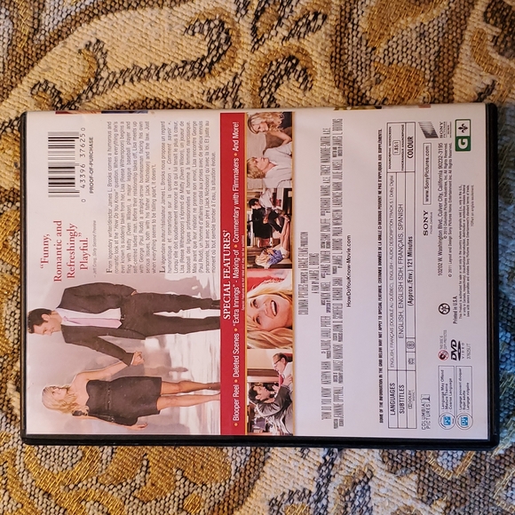 ⚘️ FREE WITH PURCHASE DVD - How Do You Know? - Picture 2 of 2